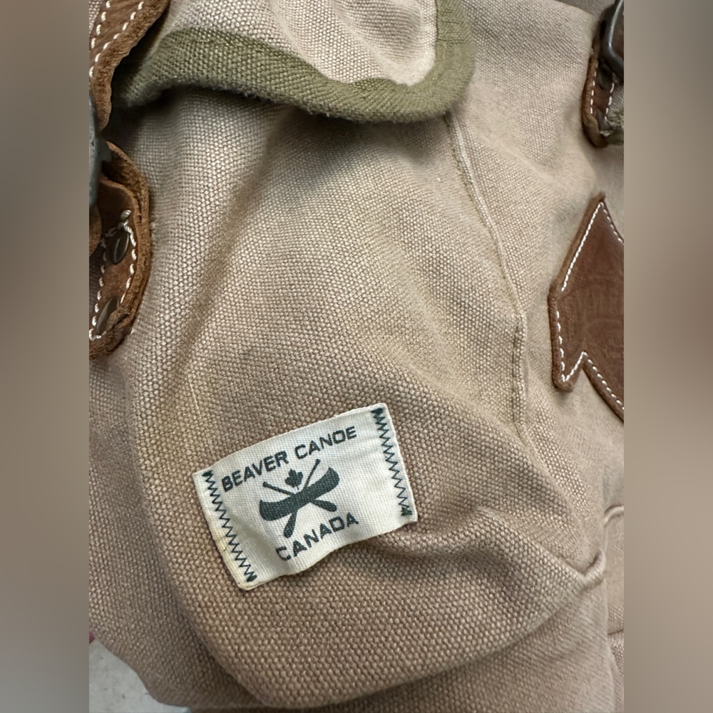 Canada Multi Pockets Backpack Brown Beige - image 8